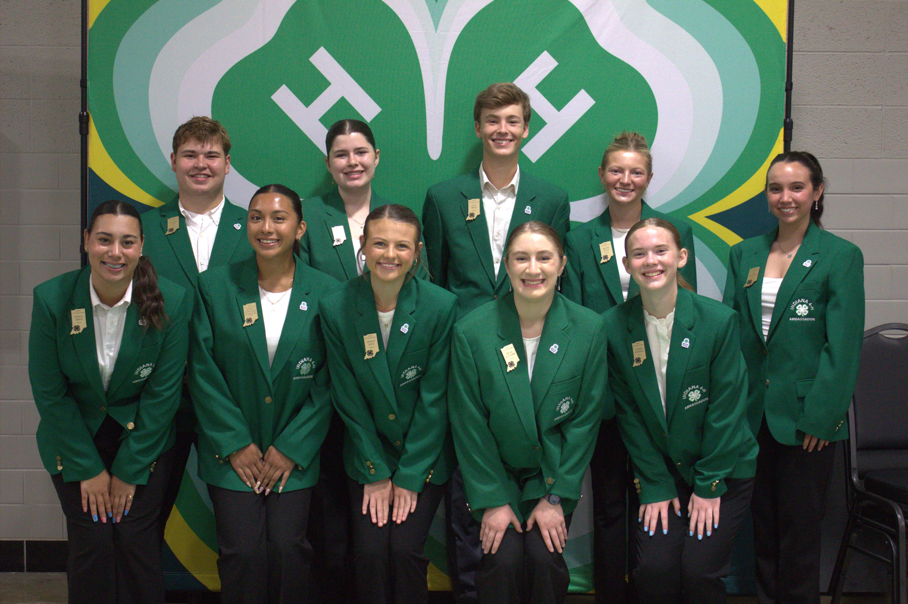 Our 2025 Ambassadors in their Green Jackets