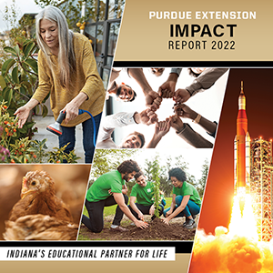 Purdue Extension 2022 impact report cover