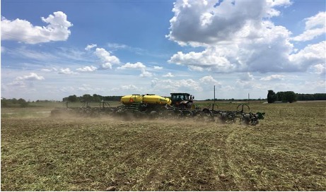 Image of a combine harvester