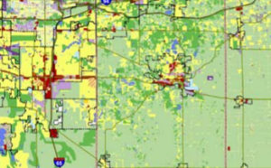 image of a geographic map street view