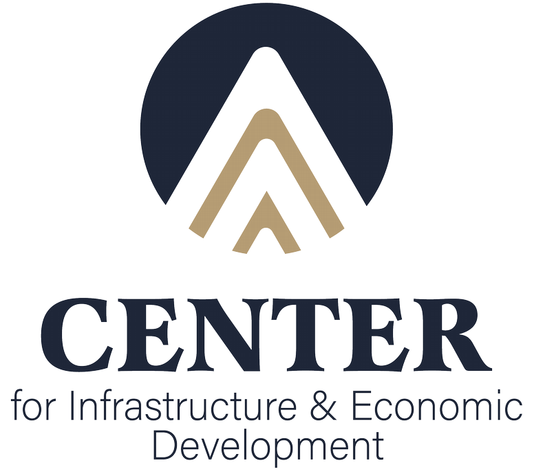 Logo for The Center for Infrastructure and Economic Development 