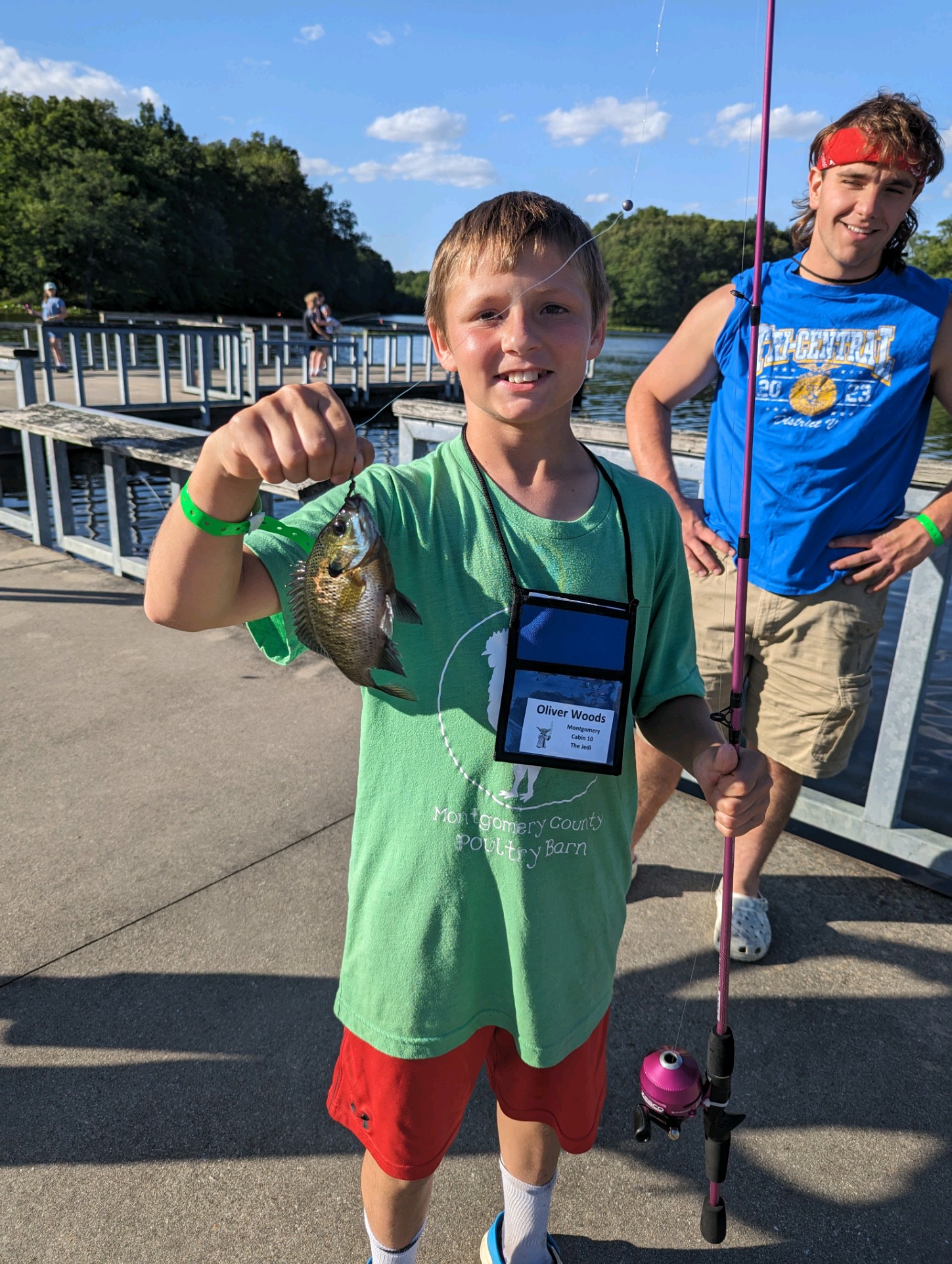 camp fishing