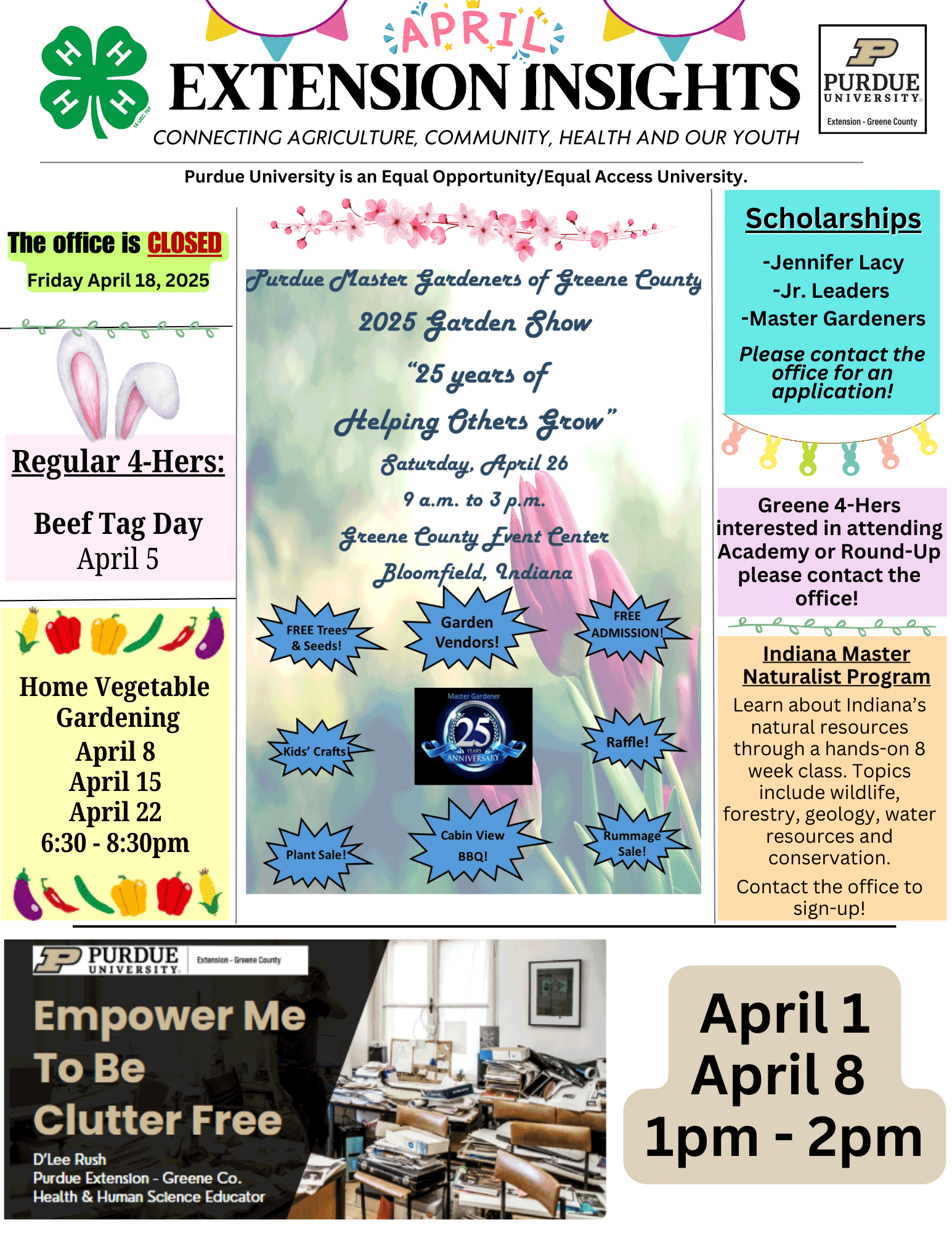 April 2025 newsletter