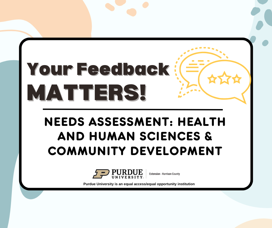 We want your input!