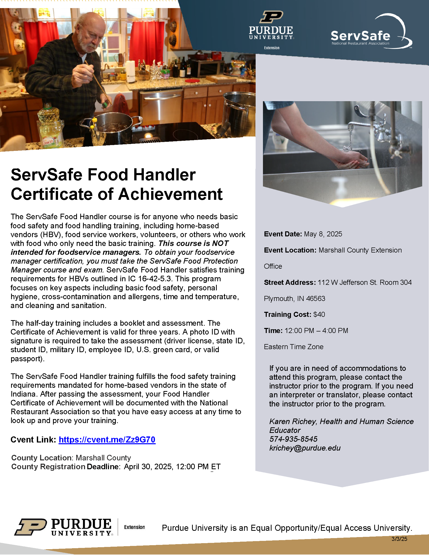 ServSafe Food Handler 2025 page 1