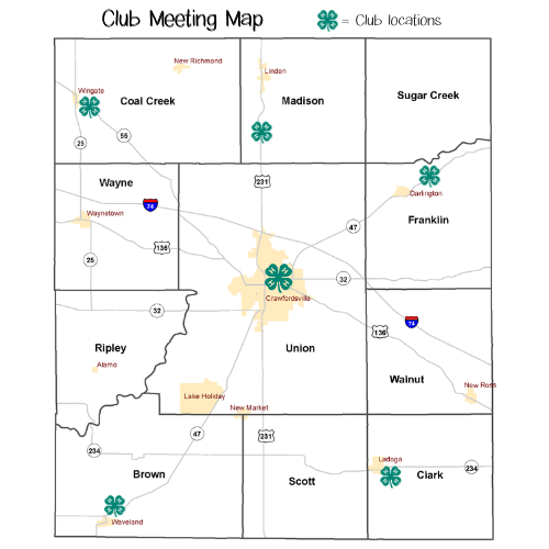 club meeting map