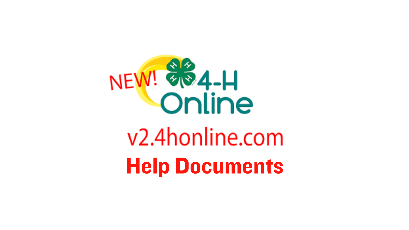 4-H Online Help