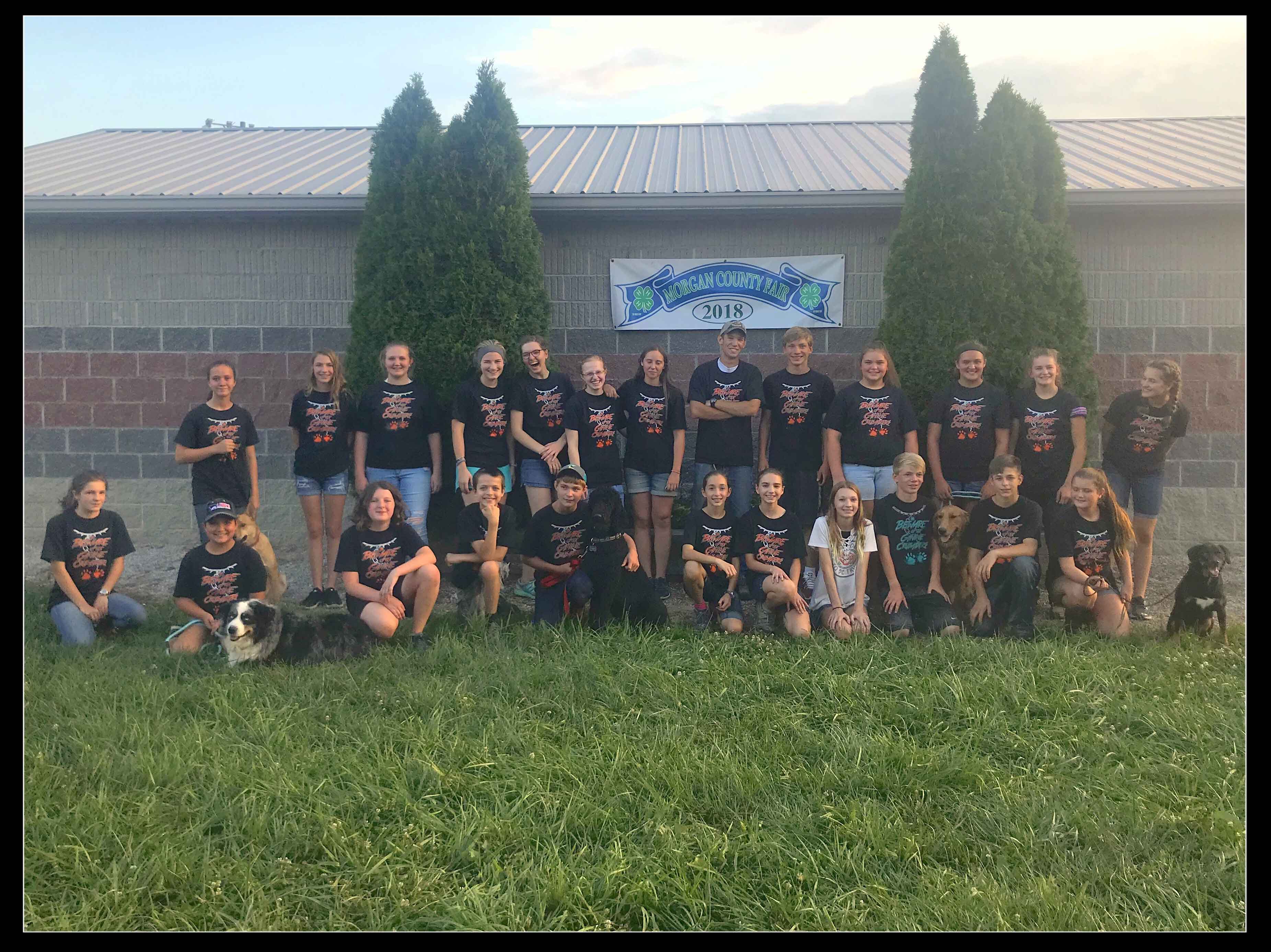 4-H Dog Club Members 2018