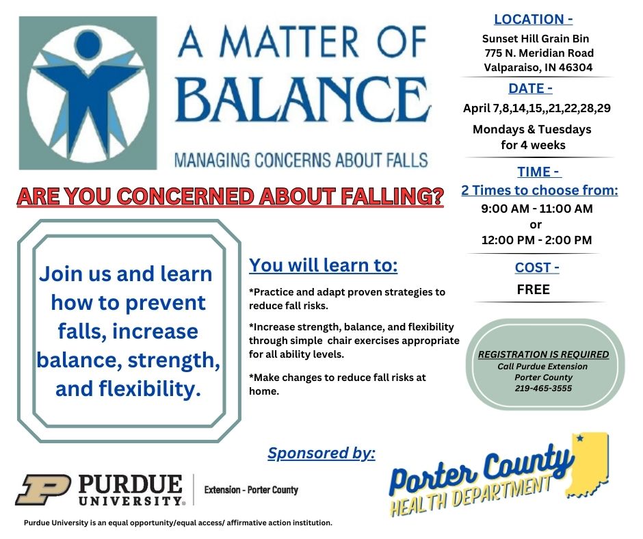 Matter of Balance Program Concerned about Falls