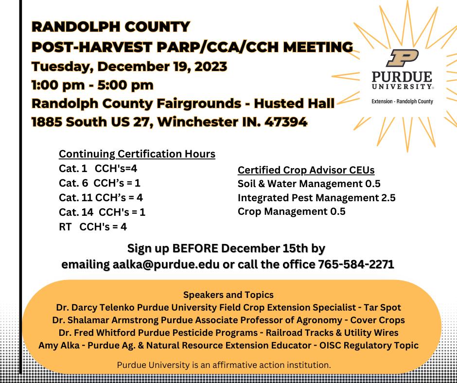 Randolph County PARP 