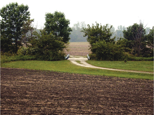Show access lanes and note areas that tend to be too wet to enter after rainfall.
