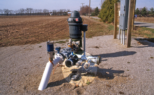 Will your irrigation system accommodate fire hoses? Notice the connections highlighted in the picture above