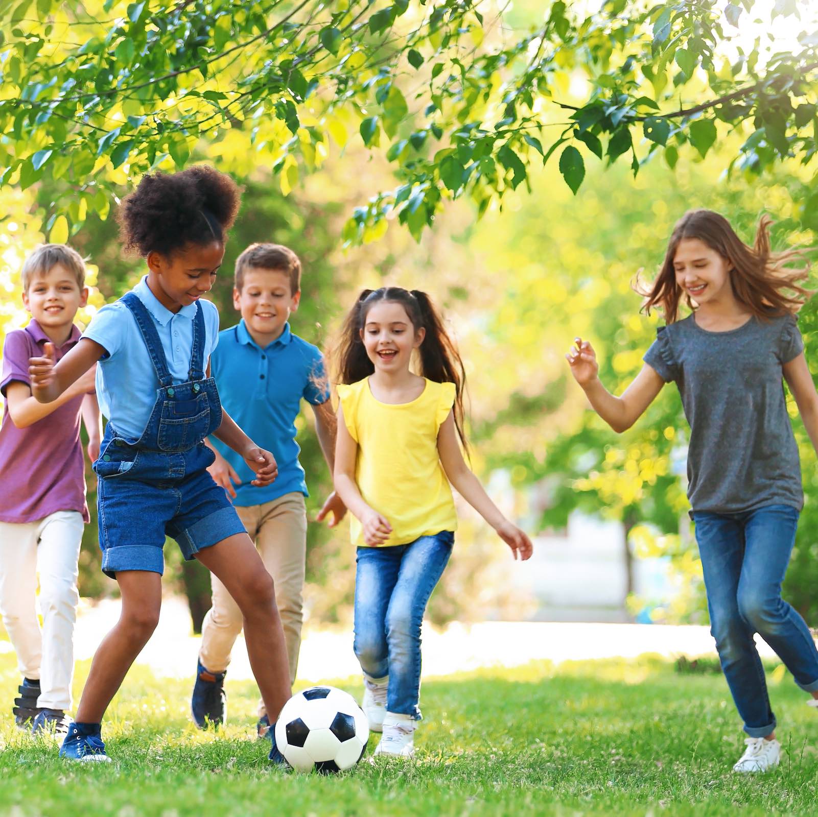 kids playing outdoors