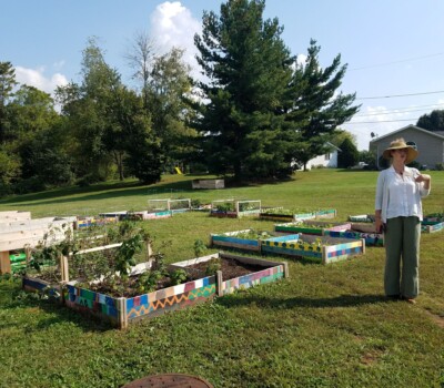 Woman doing gardening 