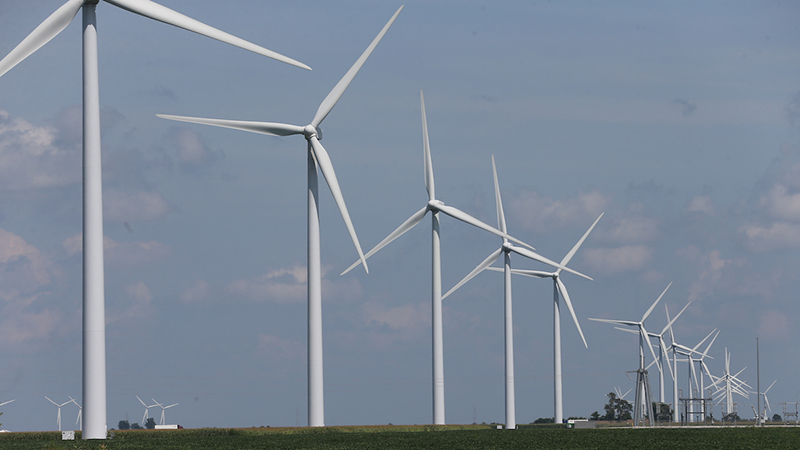 Purdue Extension’s Land Use Team collaborated with the Indiana Office of Energy Development to publish two renewable energy reports to help aid in the discussion of renewable energy land-use regulations. Tom Campbell, Purdue Agriculture.
