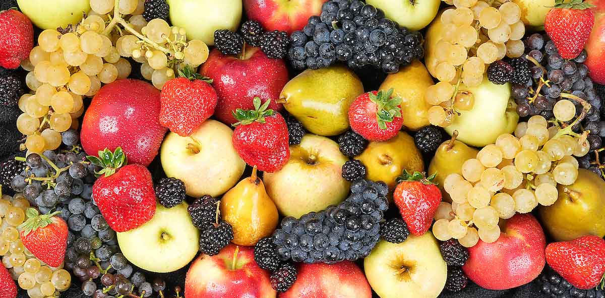 fruits on a table