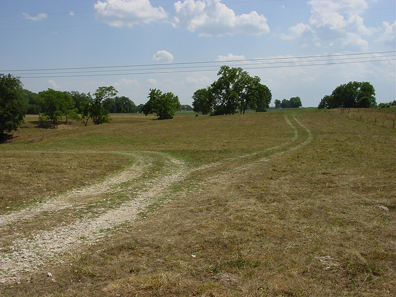 drought field in Indiana