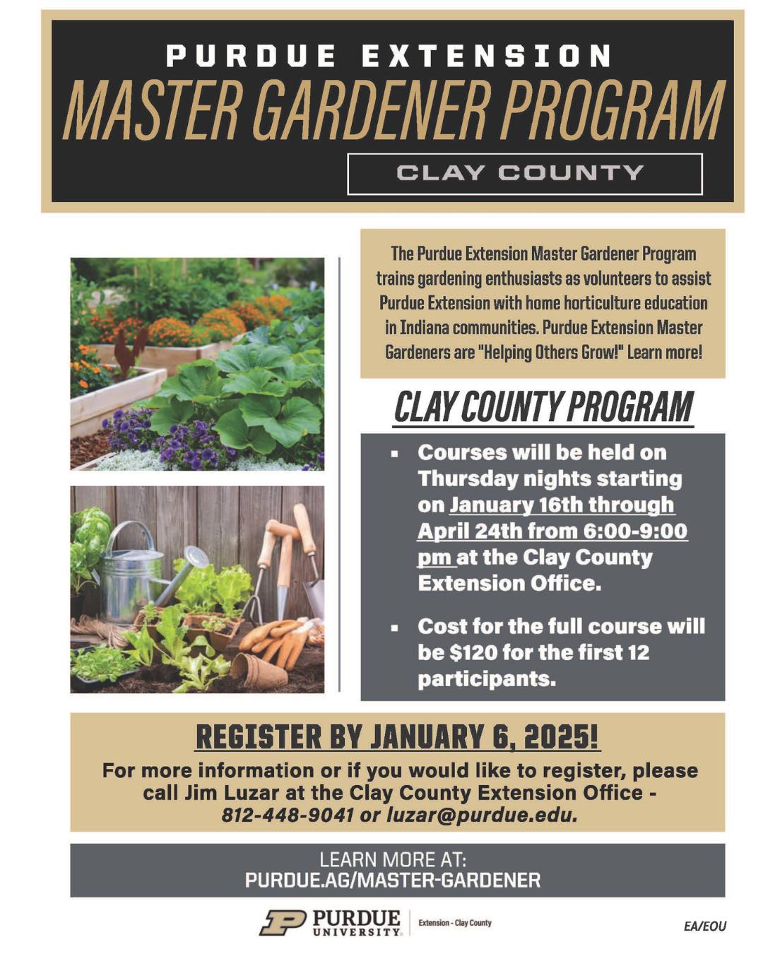 2025 Master Gardener Program 