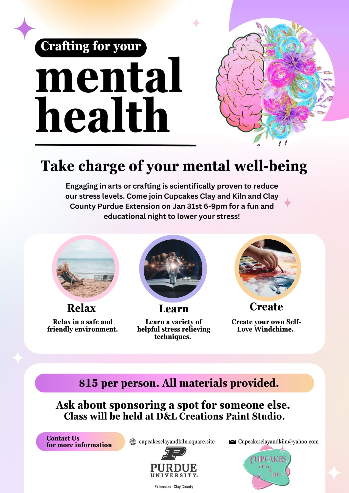 Crafting for your mental health 