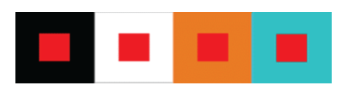squares showing different contrasting colors