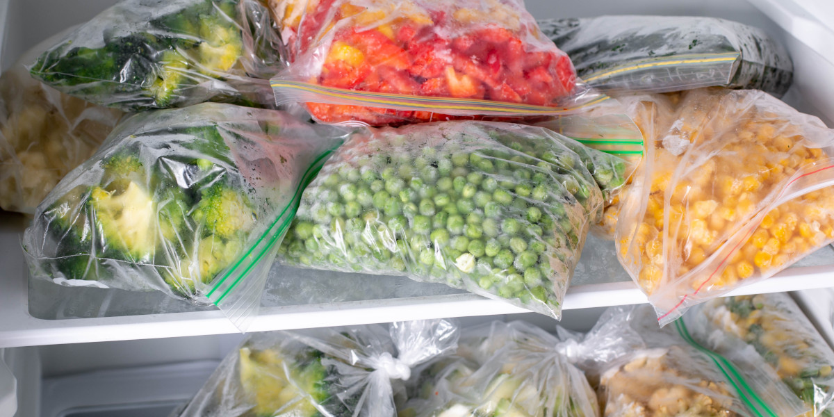 food in freezer