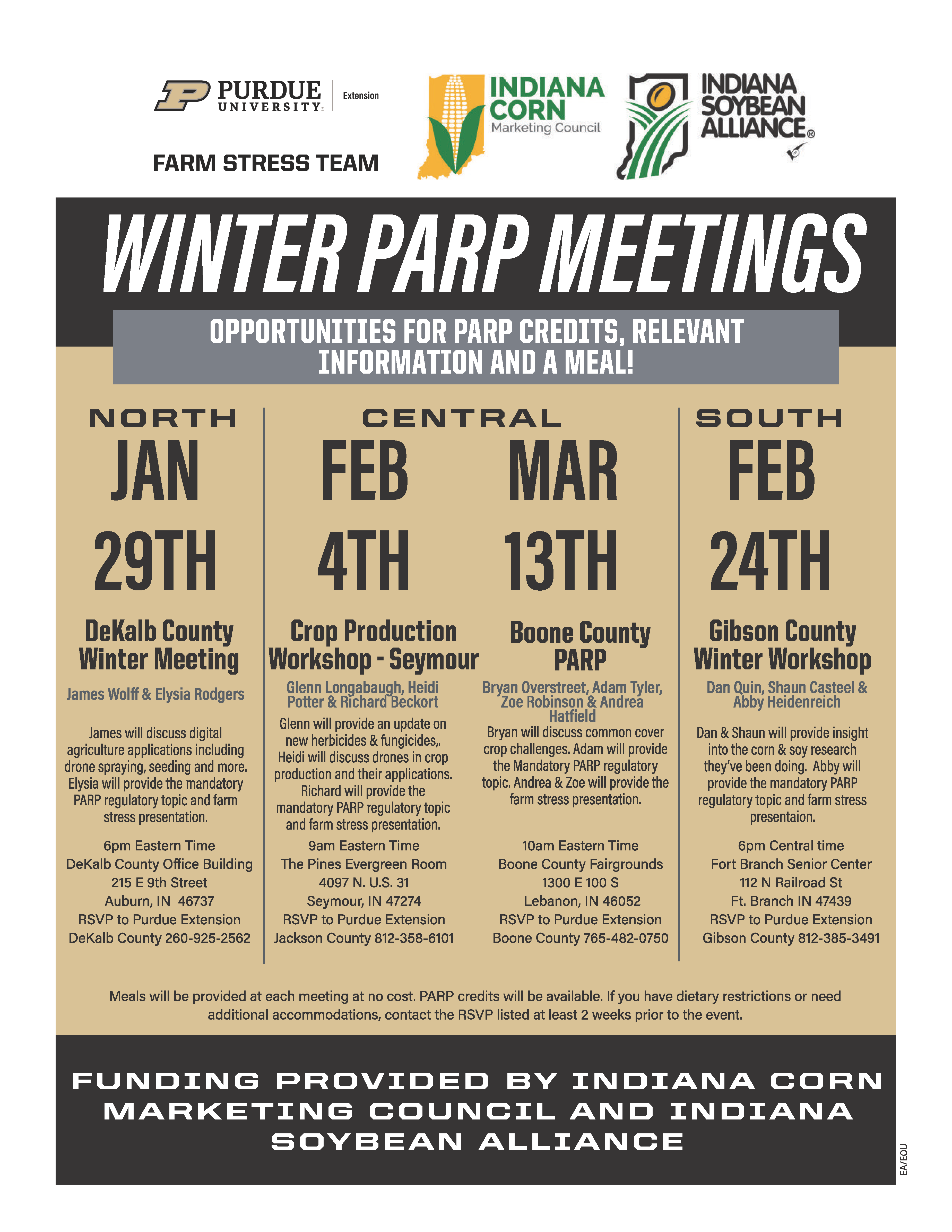 image of PARP flyer