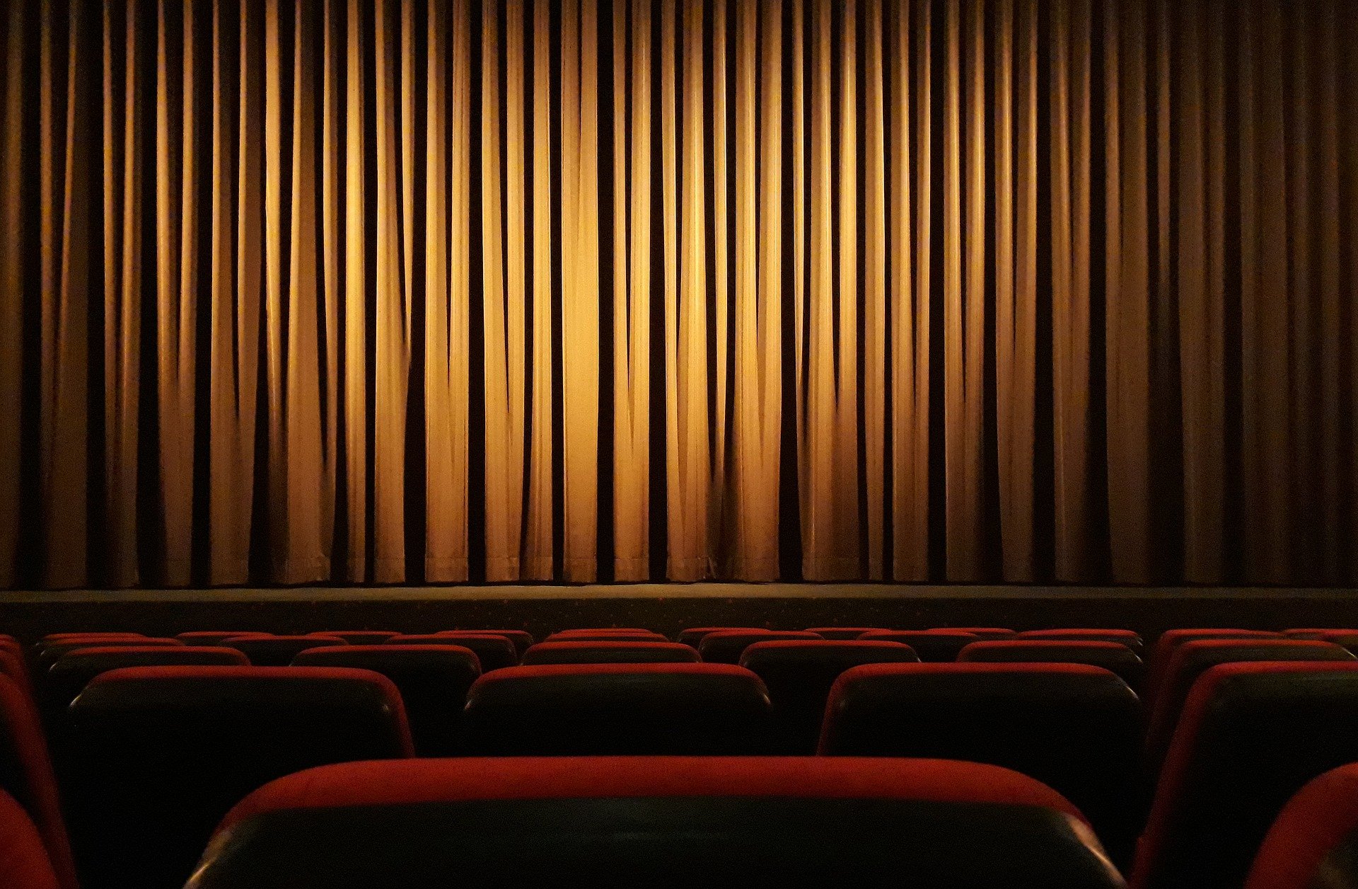 stage with curtain