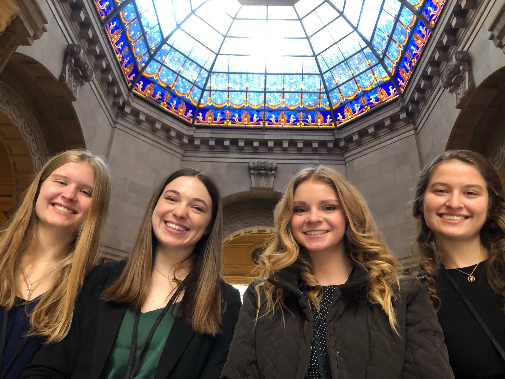 Madison Fischer, Kyleigh Courter, Caroline Walker, Abigail Fischer