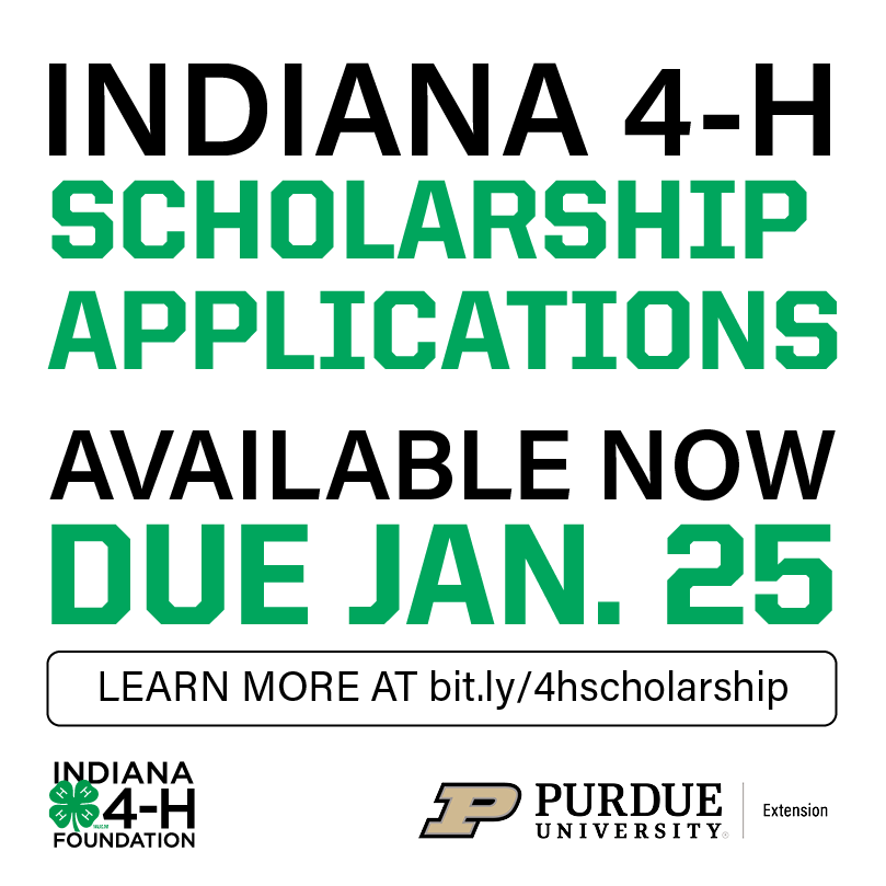 4-H Scholarship Reminder