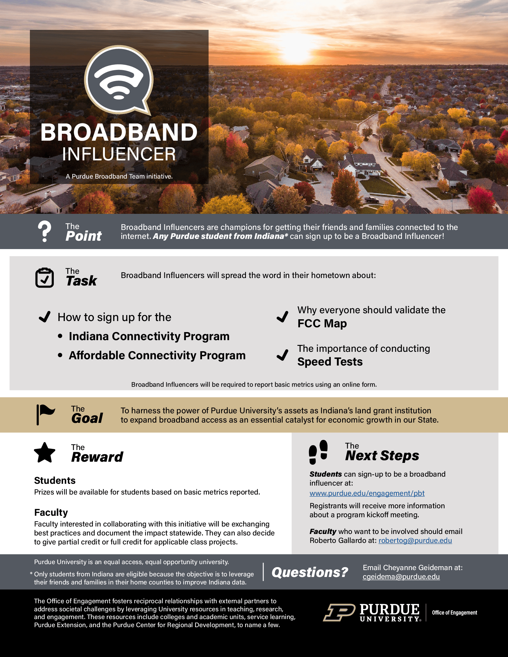 Broadband Influencer Information