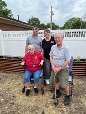 Staff and participants of Growing Together Project