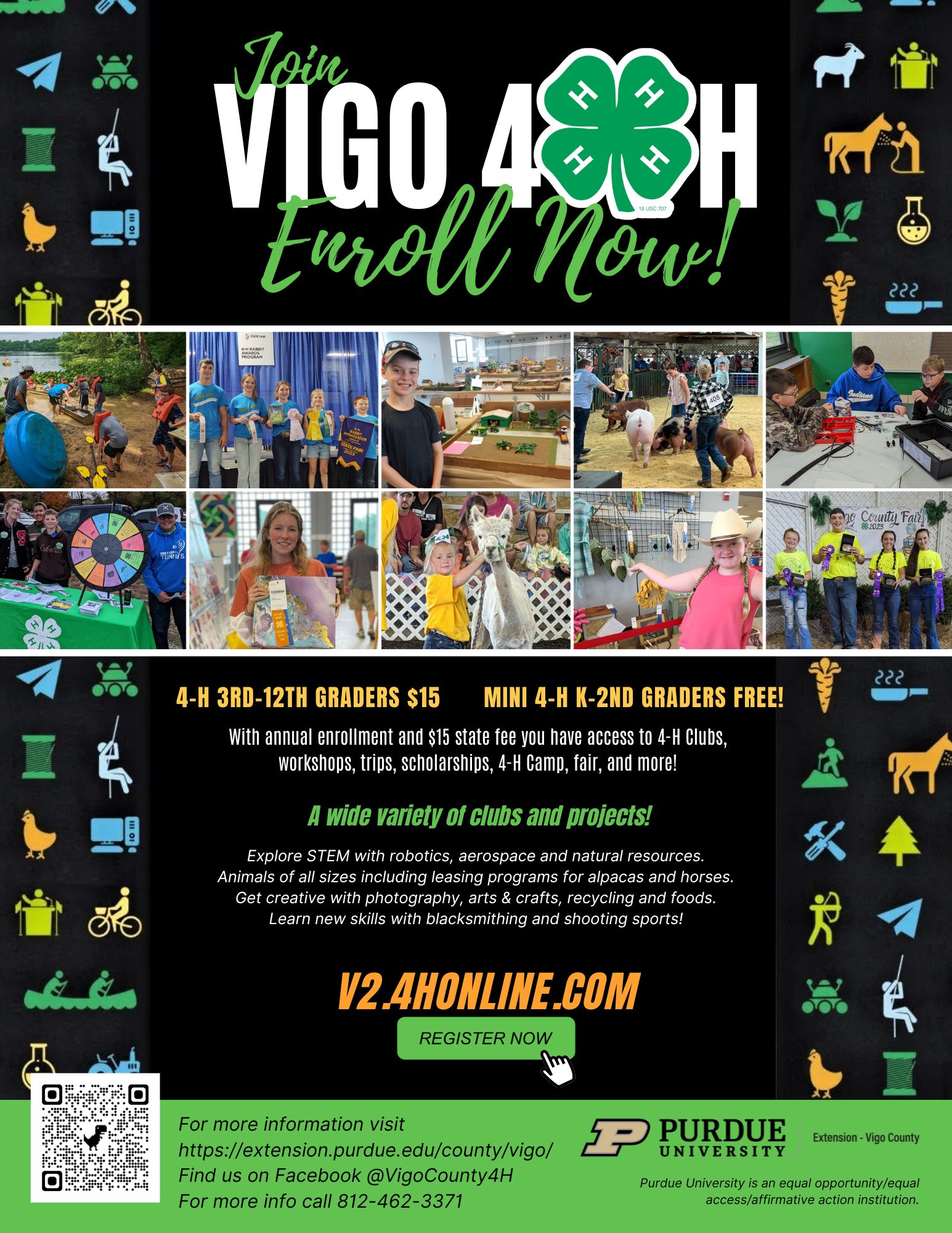 4-H enrollment flyer
