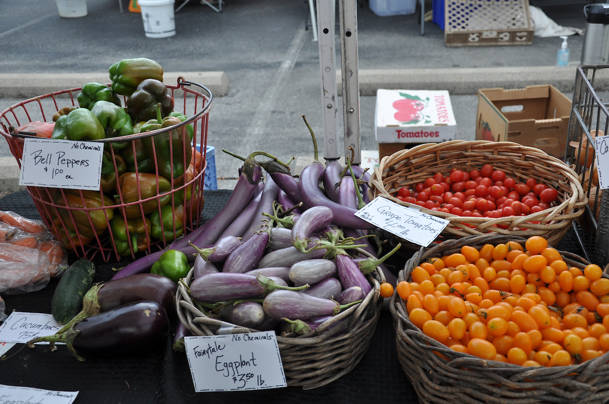 Vegetables at farmer's market
