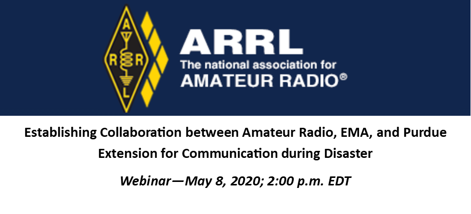 ARRL webinar announcement