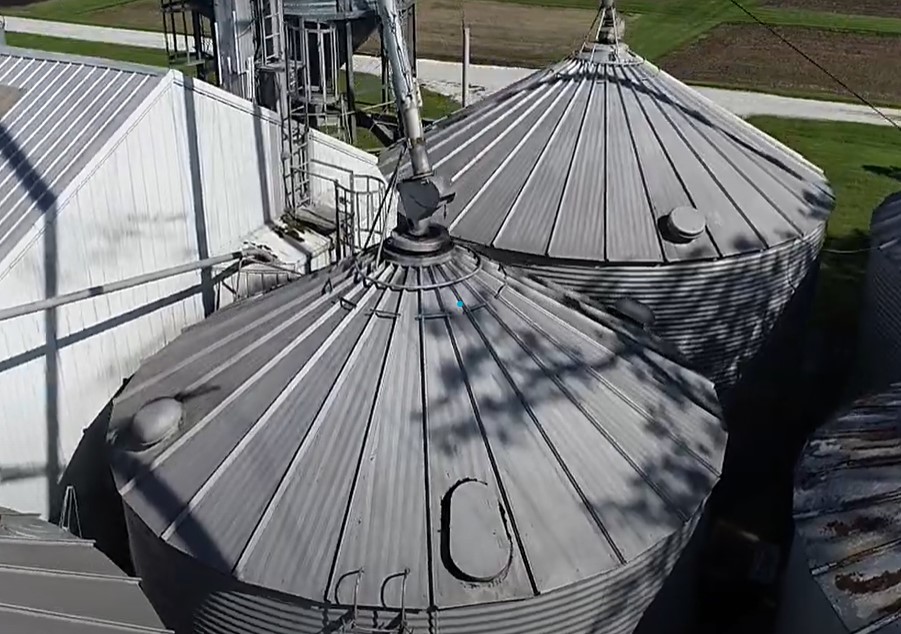 Image of silos in a farm