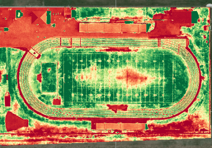 Image of a football field
